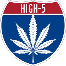 High 5 Cannabis (420 Evergreen) logo