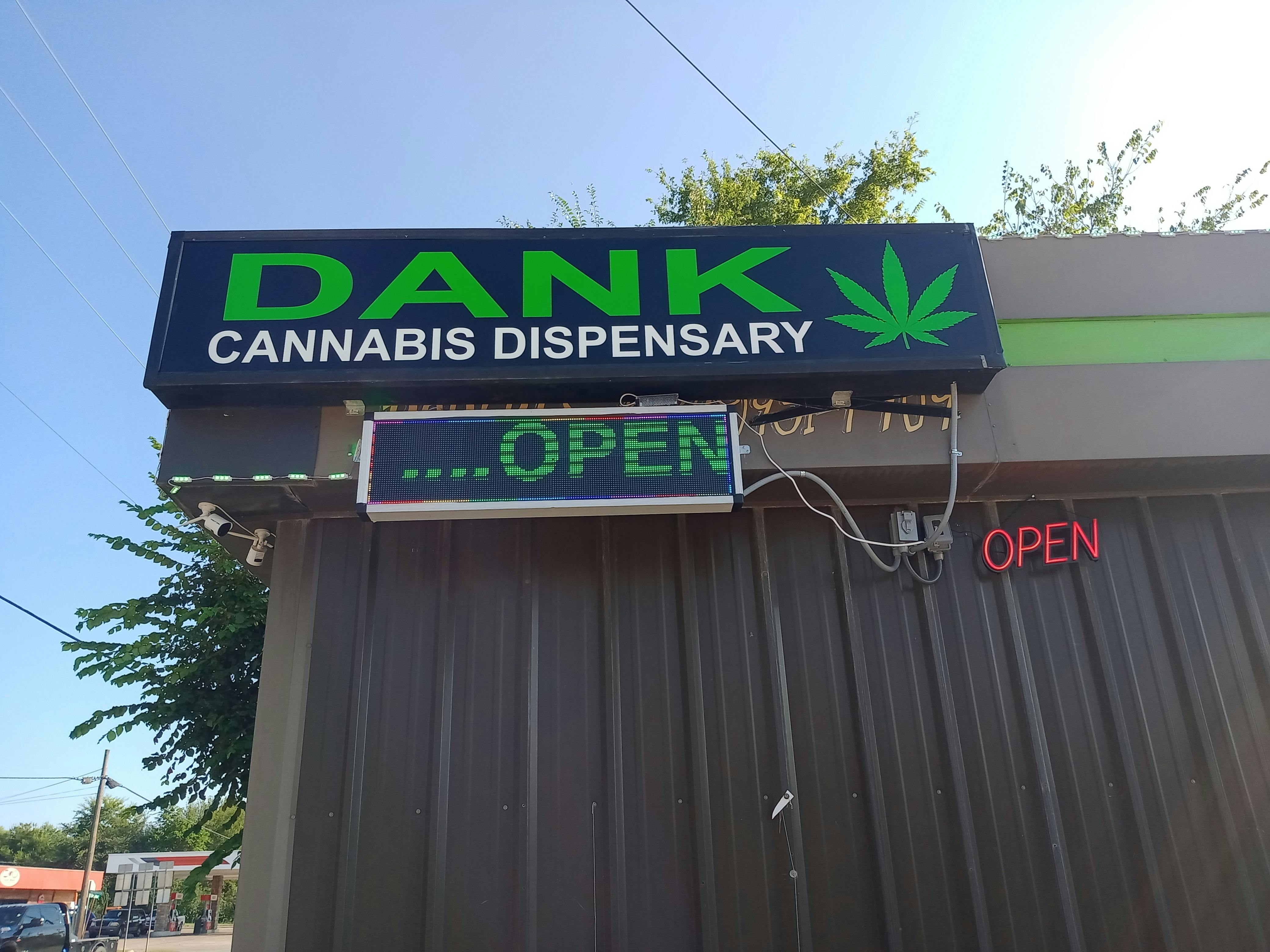 Dank Cannabis Dispensary Bristow, Oklahoma logo