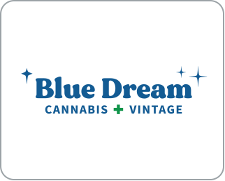 Blue Dream Cannabis & Vintage logo