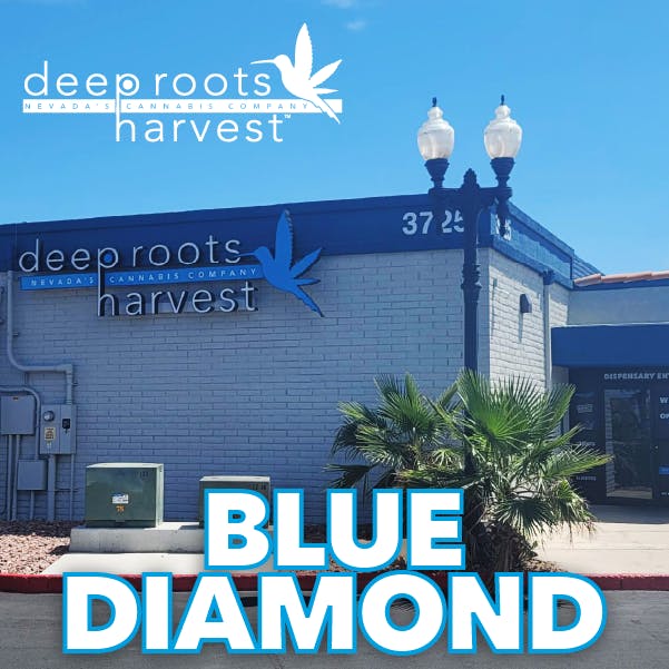 Deep Roots Harvest Blue Diamond logo
