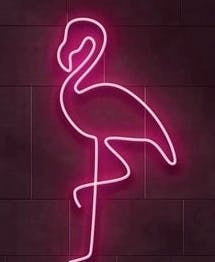 Faded Flamingo logo
