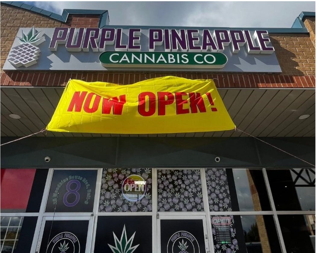 Purple Pineapple Cannabis co. logo