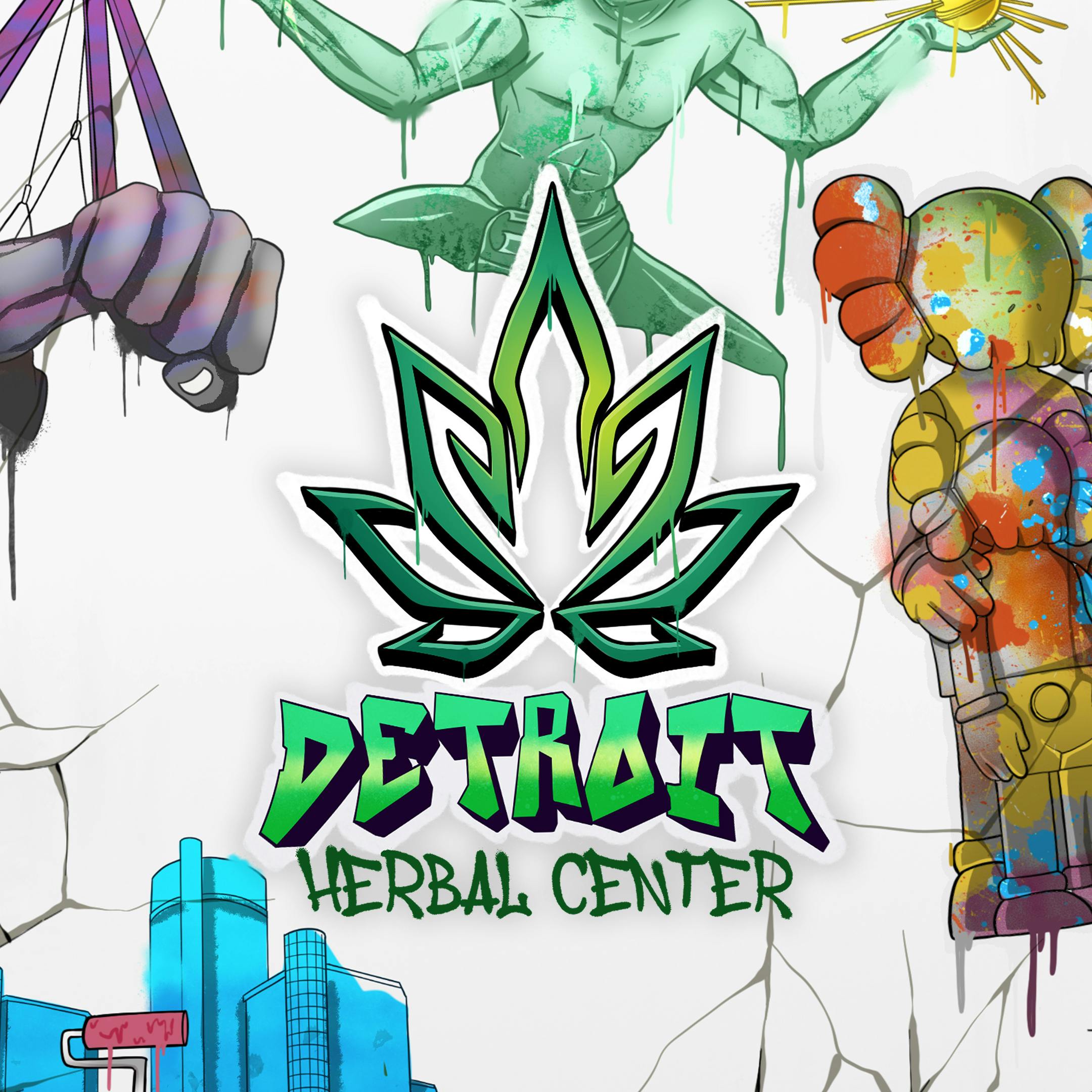 Detroit Herbal Center Recreational Marijuana Dispensary logo