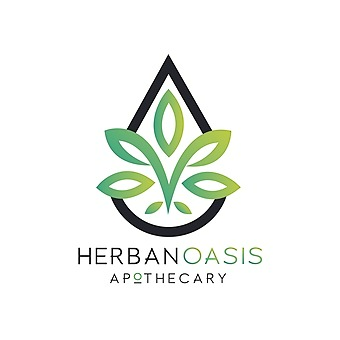 Herban Oasis Apothecary & O Lounge logo