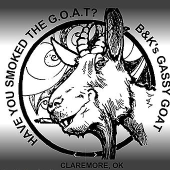 B&K's Gassy Goat logo