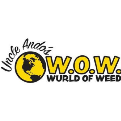 Uncle Ando's Wurld of Weed logo