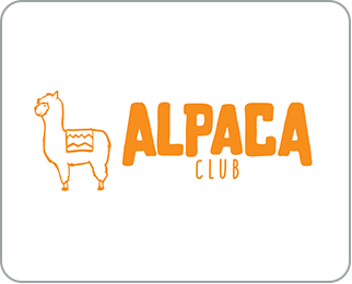 Alpaca club weed Delivery and curbside pick up logo